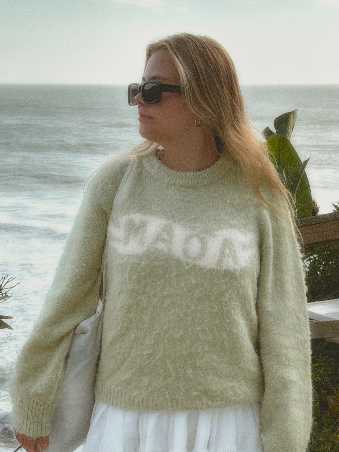 OLIVE MOHAIR KNIT – SANTANA MAOA