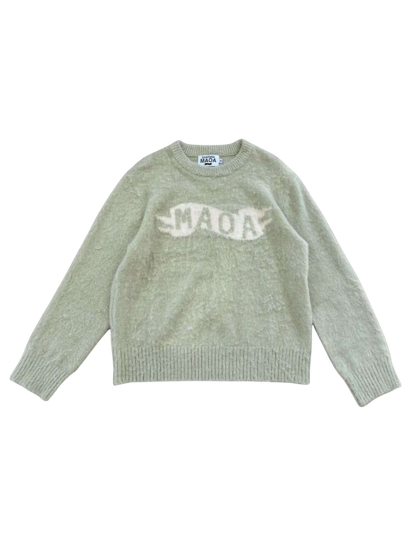 OLIVE MOHAIR KNIT