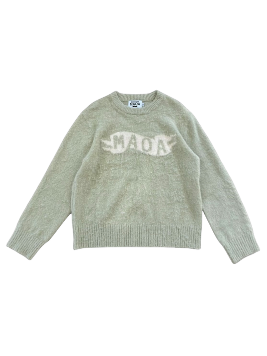 OLIVE MOHAIR KNIT